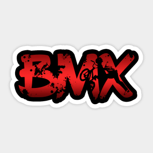 Distressed BMX for Men Women Kids & Bike Riders Sticker